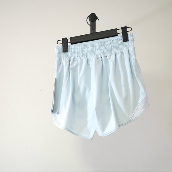 lululemon athletica Pants - Lululemon Hotty Hot High Rise Short 4" Lined Powder Blue Size US 4